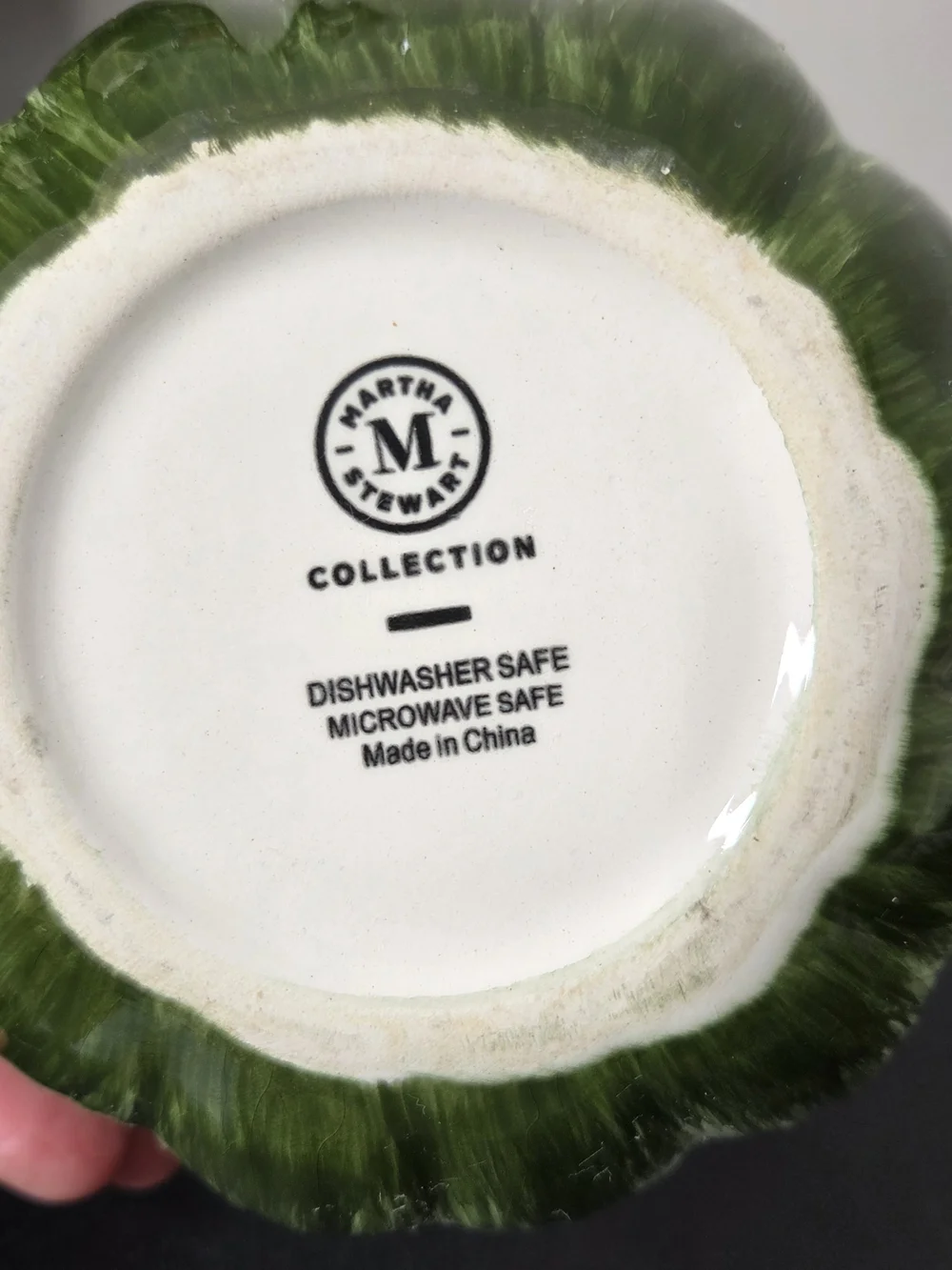 Martha Stewart Farmhouse Collection Green Artichoke Or Cabbage Style Prep Bowl